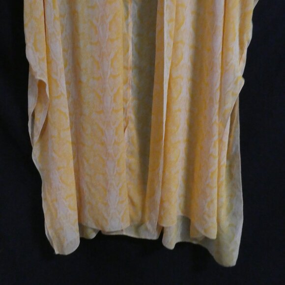 GEORGE | l - xl / large - extra large | Sheer Orange Open Front Cardigan | NWOT - Picture 7 of 15